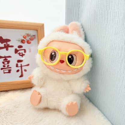 Only clothes for sale] first and second generation key chain Labubu clothes pendant cloth doll chocolate academy style