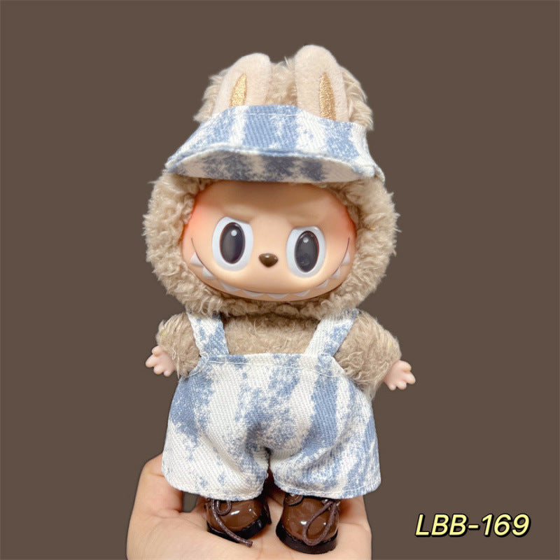 Labubu Doll Clothes Set for 17cm Vinyl Dolls