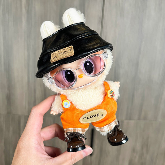 Labubu Doll Clothes Vinyl Plush 17cm Doll Cute Dress-Up Casual Outfit Handsome Plush Toy Clothes