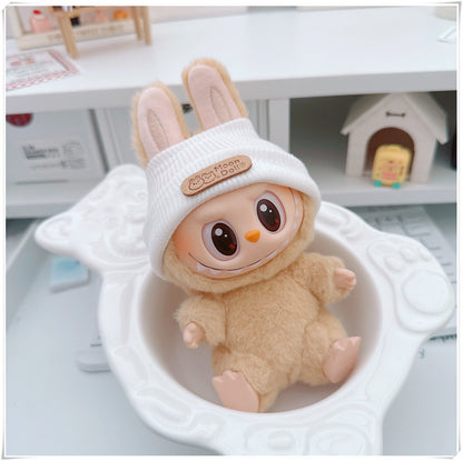 Labubu Doll Outfit - Cute Strappy Pants & Overalls for 10cm & 17cm Dolls