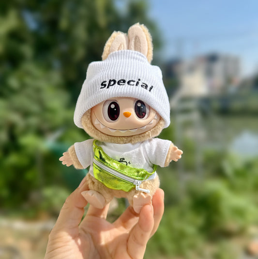 Only clothes] second generation labubu sit party doll clothes LABUBU doll suit for SPECIAL