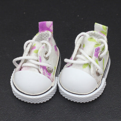 Labubu Doll Canvas Shoes - 3.8CM Sports Style for 10CM & 17CM Dolls