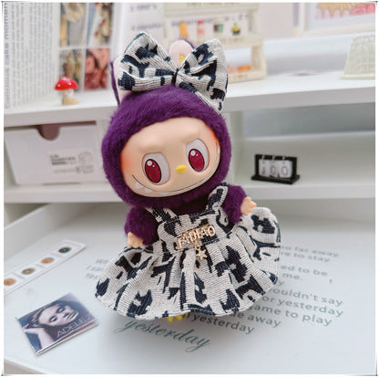 Labubu Doll Outfit - 17cm Cute Skirt Set for Vinyl Dolls