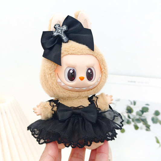 Labubu Labubu Generation II Generation III Generation Baby Clothes Blind Box Pendant Clothes Black Imp Slip Skirt Hat