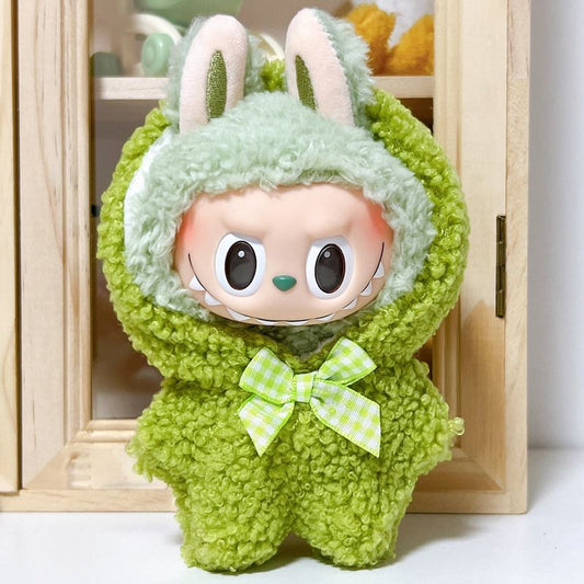 Labubu Doll Jumpsuit Outfits for 17cm Vinyl Dolls