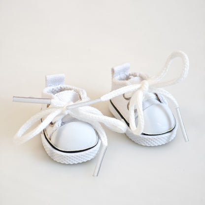 Labubu Doll Summer Outfit Set with Straw Hat & Canvas Shoes