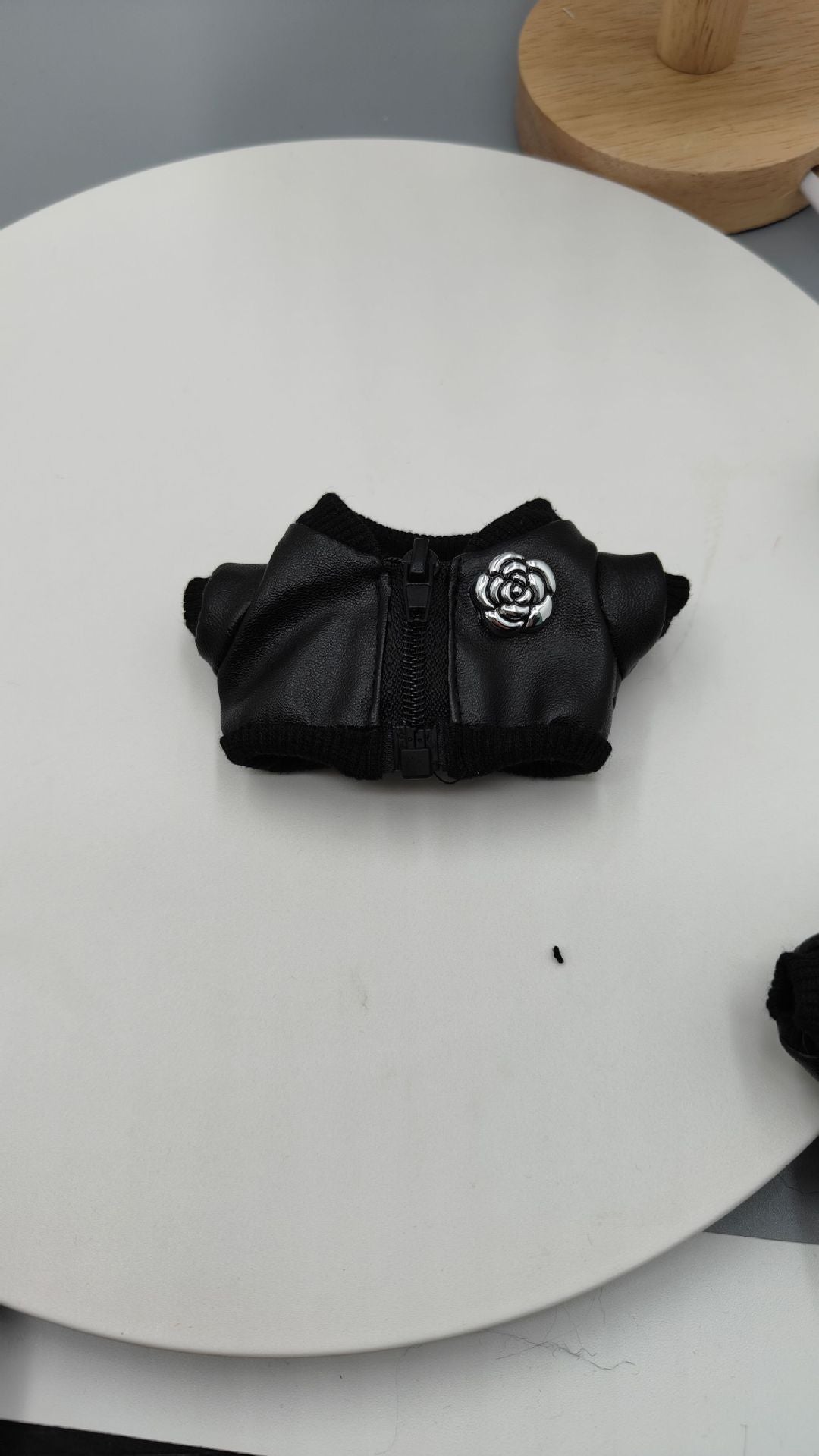 Labubu Doll Leather Outfit Set - 15cm Vinyl Doll Clothes