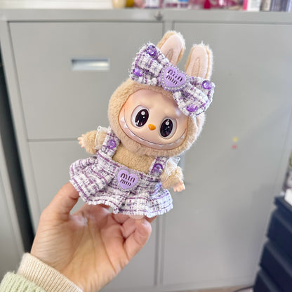 Baby Coat Only] First/Second Generation Pendant Labubu Sit Party Series Doll Coat LABUBU for Fragrant Style
