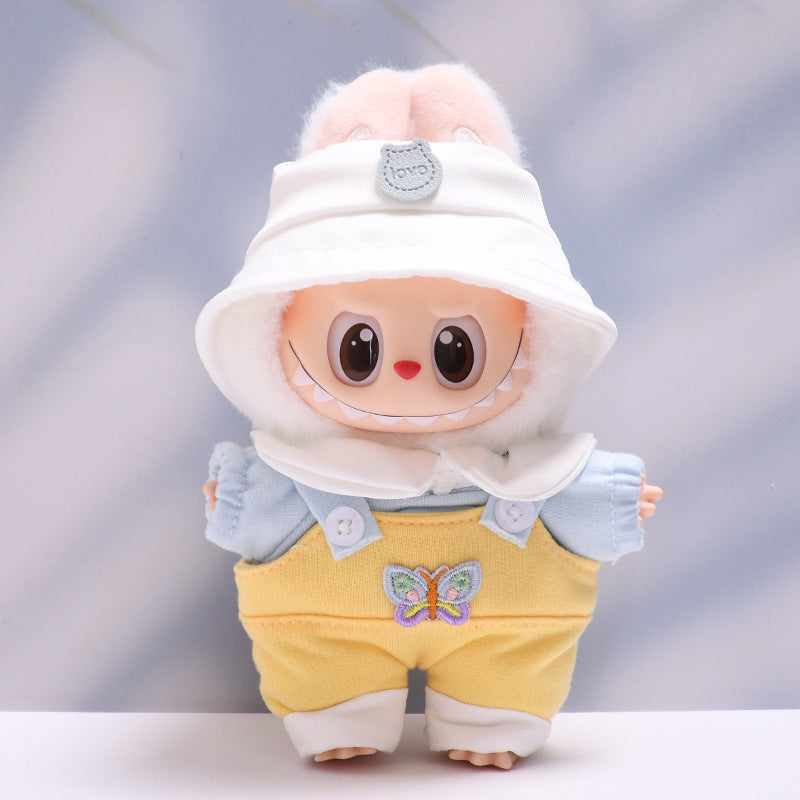 Only baby clothes] one, two and three generations of pendant labubu clothes spring overalls skirt cloth baby clothes