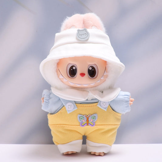 Only baby clothes] one, two and three generations of pendant labubu clothes spring overalls skirt cloth baby clothes