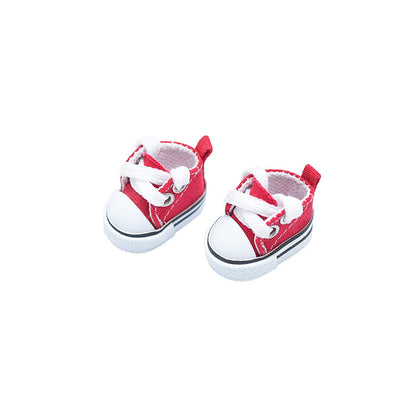 Labubu Canvas Shoes 17cm Labubu Pendant Shoes 10cm Cotton Doll Belle Pendant Baby Clothes