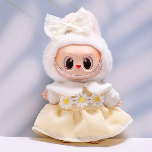 Only baby clothes] one or two generation pendant labubu clothes small bee suspenders daisy skirt pull cloth baby clothes