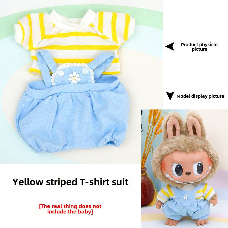 Labu cloth vinyl plush doll clothes replace Labubu Time to Chill doll clothes