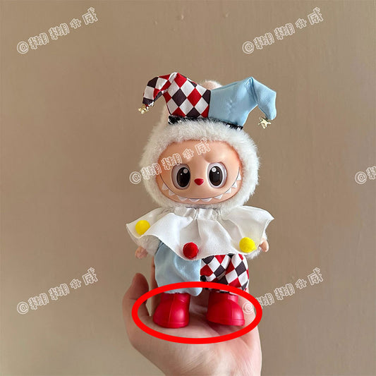Labubu Labubu Doll Vinyl Blind Box Heart Macaron Front High Energy 3.0 Circus Clown Clothes