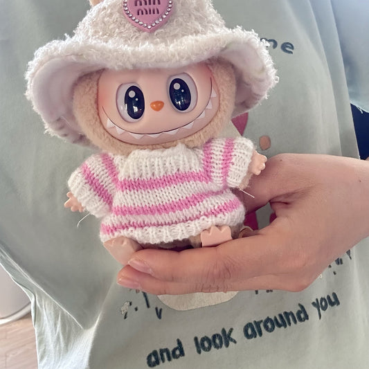 Only clothes] the first and second generations of rabubu dolls wear baby clothes, sweaters, hats and suit LABUBU