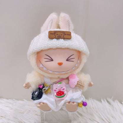 Labubu Doll Summer Ice Cream Overalls Outfit