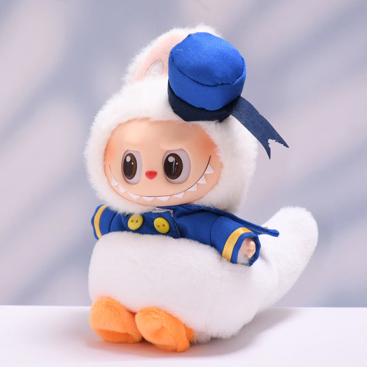 Only clothes] the first and second generations sit on the cloth hanging clothes labubu doll duck sailor clothes replacement clothes