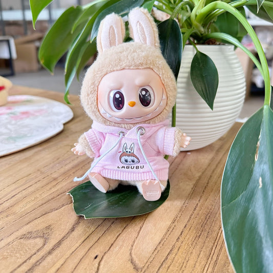 Only clothes] the first and second generation of blind box pull cloth clothes pendant LABUBU for high quality hooded sweater pants