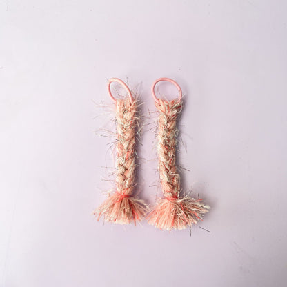 Labubu Doll 17cm Braided Wool Decoration - Multi-Color Outfit