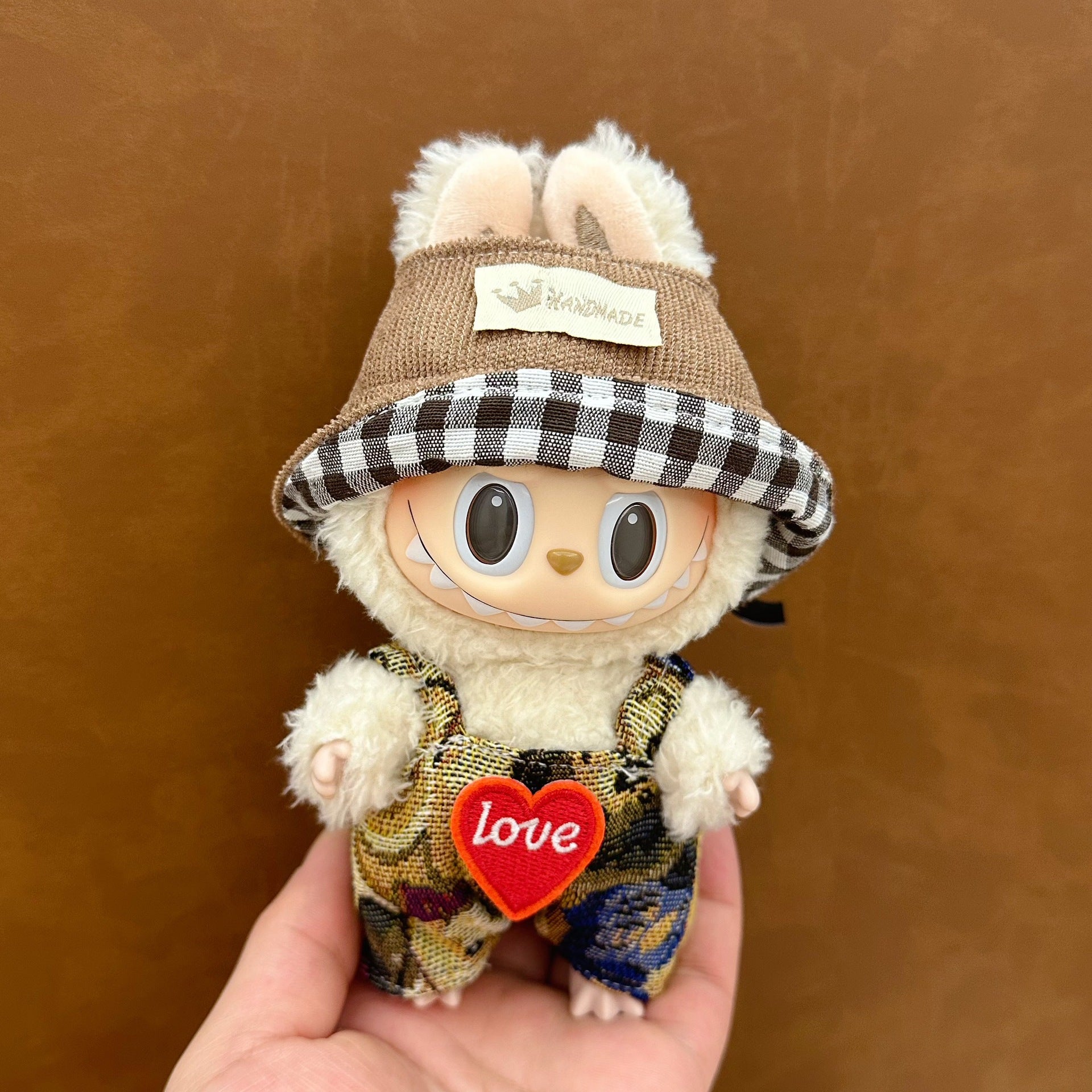 labubu doll clothes 17cm pull cloth clothes blind box doll skirt suit cute dress toy cross-border wholesale