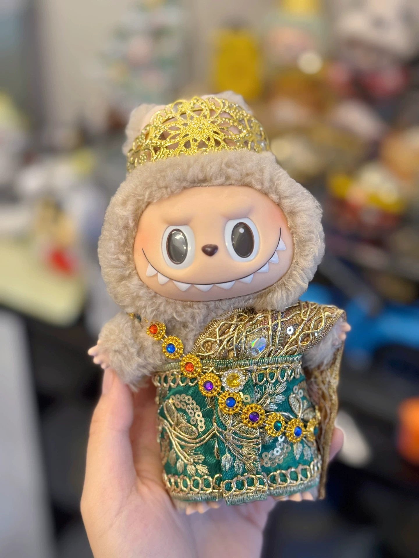 Labubu Doll Thai Outfit - Handmade 17cm Vinyl Doll Clothes