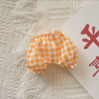 Only clothes] 15CM pull cloth pendant clothes key chain doll bloomers blind box LABUBU for the spot