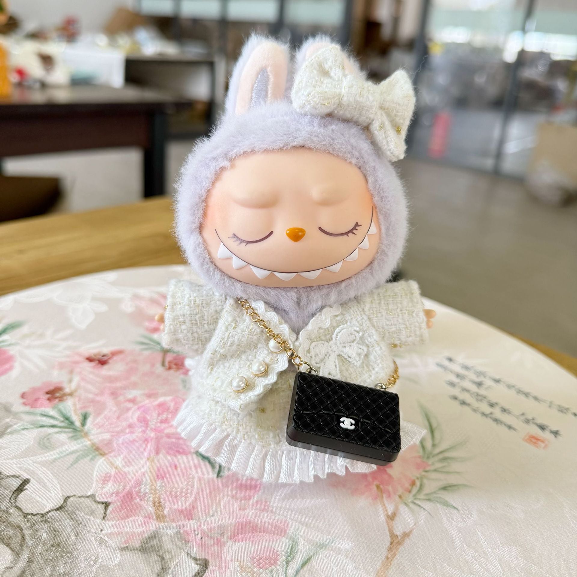 Only clothes] bubble Mart LABUBU clothes pendant pull cloth sit party series baby clothes small fragrance clothes