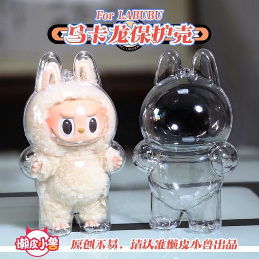 Labubu Coca-Cola Labubu Transparent Protective Case Protective Cover Dustproof Shell Baby Clothes Accessories