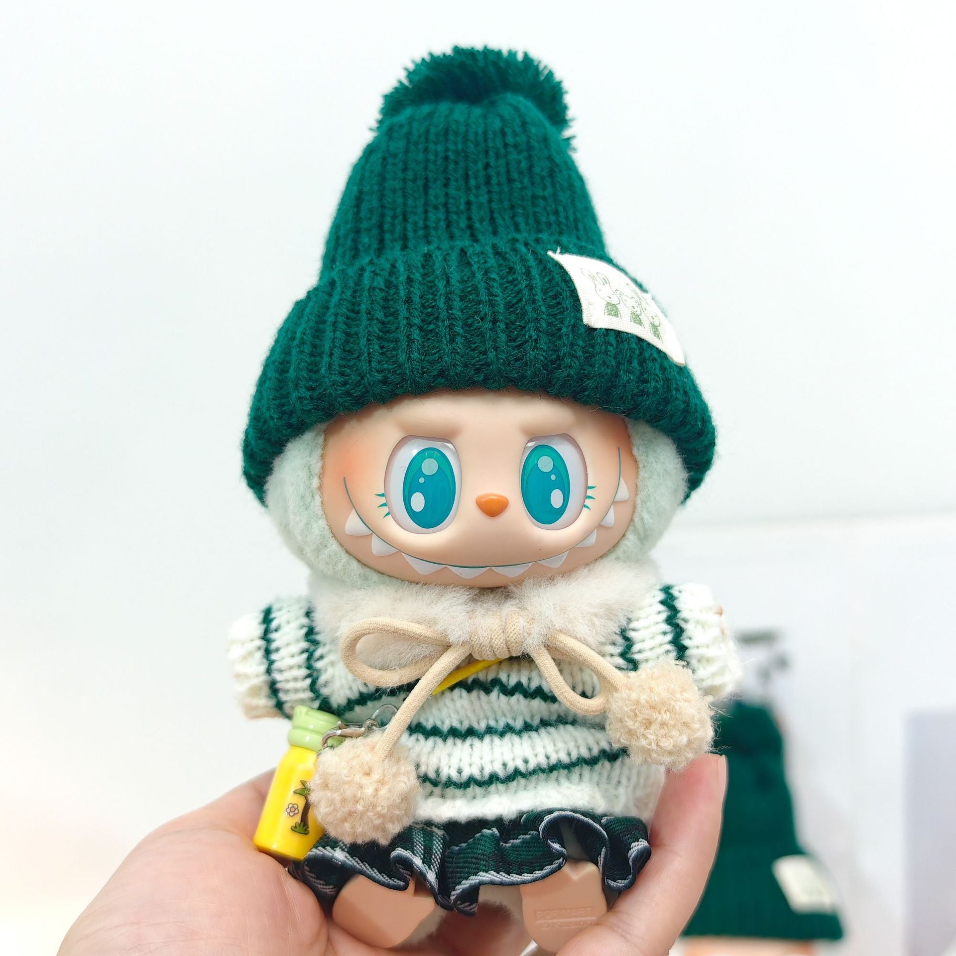 Labubu Doll Clothes & Accessories for 15-17cm Vinyl Dolls - Outfits, Hats, Shoes