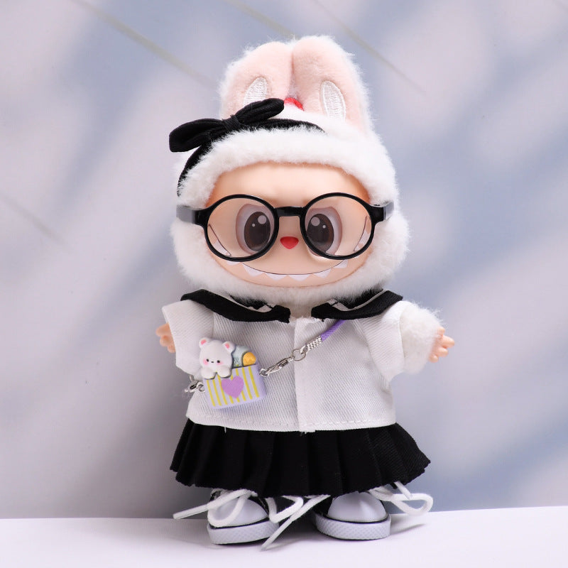 Only baby clothes] one, two and three generations of pendant labubu clothes sailor JK skirt suit labubu baby clothes