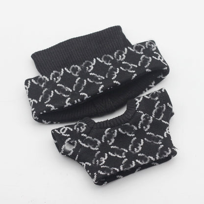 Labubu Doll Sweater & Hat Set for 17cm & 10cm Dolls