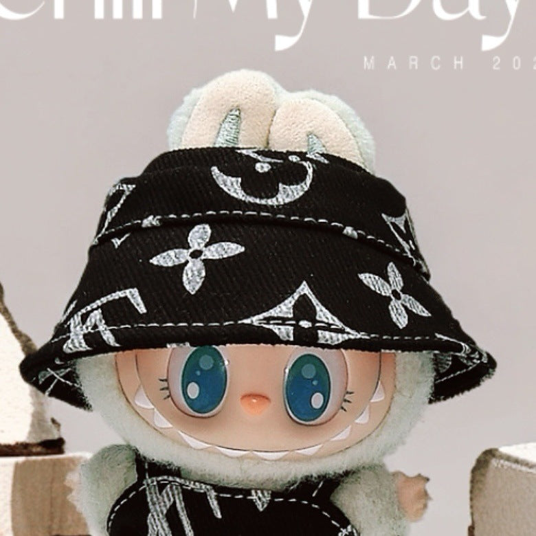 Labubu Doll Outfit Set - Ancient Jacket, Pants, Hat & Bag