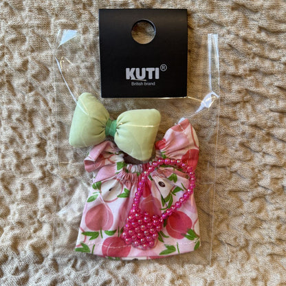 Labubu Doll Outfit Set with Pearl Bag - Polka Dot & Floral Styles
