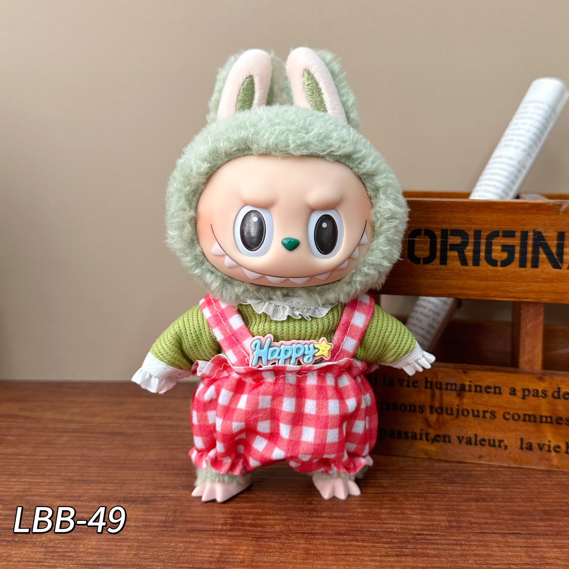 Wholesale Labubu Clothes Labubu Baby Clothes 17cm Doll Pendant First and Second Generation Doll Clothes Set Toys