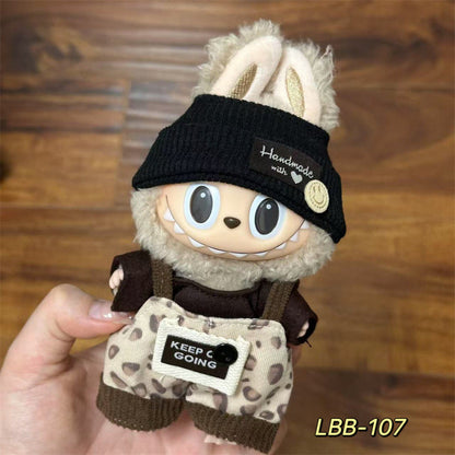 Labubu Doll Clothes Set for 17cm Vinyl Dolls