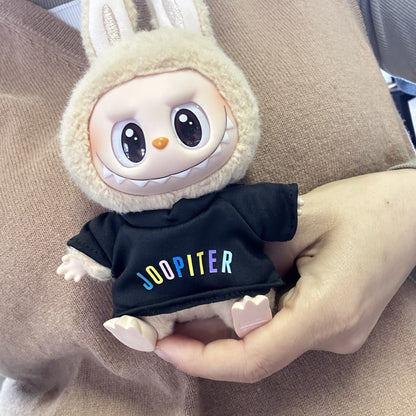 Generation Two Blind Box Labu Doll Clothes LABUBU Sit Party Doll JOOPITER Black Shirt suit