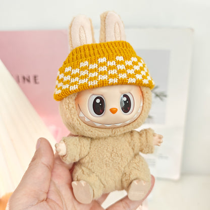 Labubu Doll Outfit - 17cm Sweater, Skirt & Accessories Set