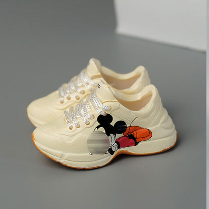 Labubu Labubu Doll Clothes 17cm Shoes Model 5cm Vinyl Toy Hand-made AJ Blind Box DIY High Luxury Series