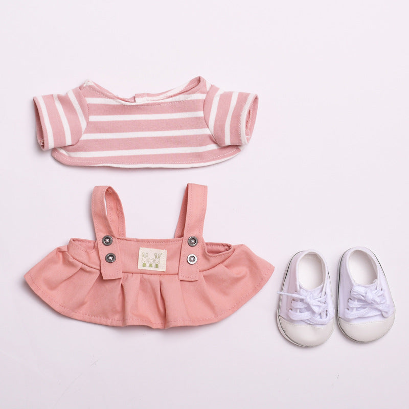 Only clothes] 38cm cloth doll clothes lovers small fresh casual baby clothes labubu replacement clothes