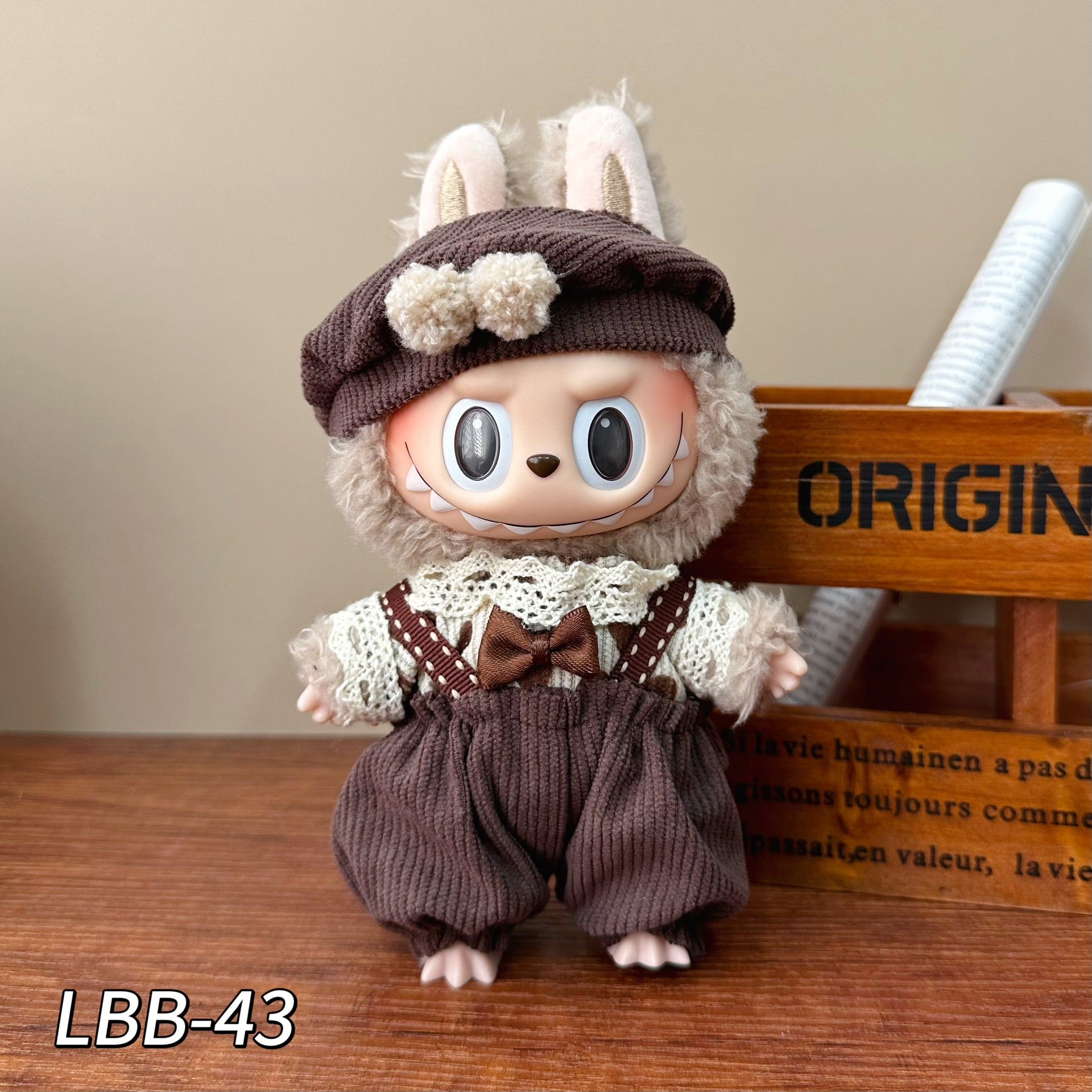 Wholesale Labubu Clothes Labubu Baby Clothes 17cm Doll Pendant First and Second Generation Doll Clothes Set Toys