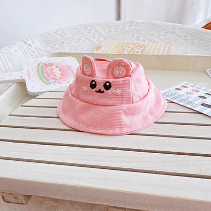 Labubu Doll Hats - 17cm & 10cm Cute Bear & Pig Fisherman Hats