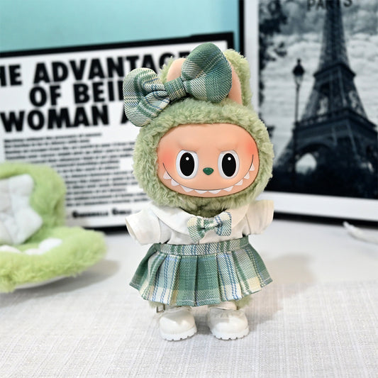 Labubu Doll Clothes Set for 17cm Pendant Doll - Outfits & Accessories