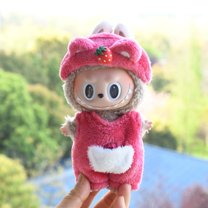 Only baby clothes] 17cm cloth pendant clothes cute small animal costume baby clothes bag key chain pendant