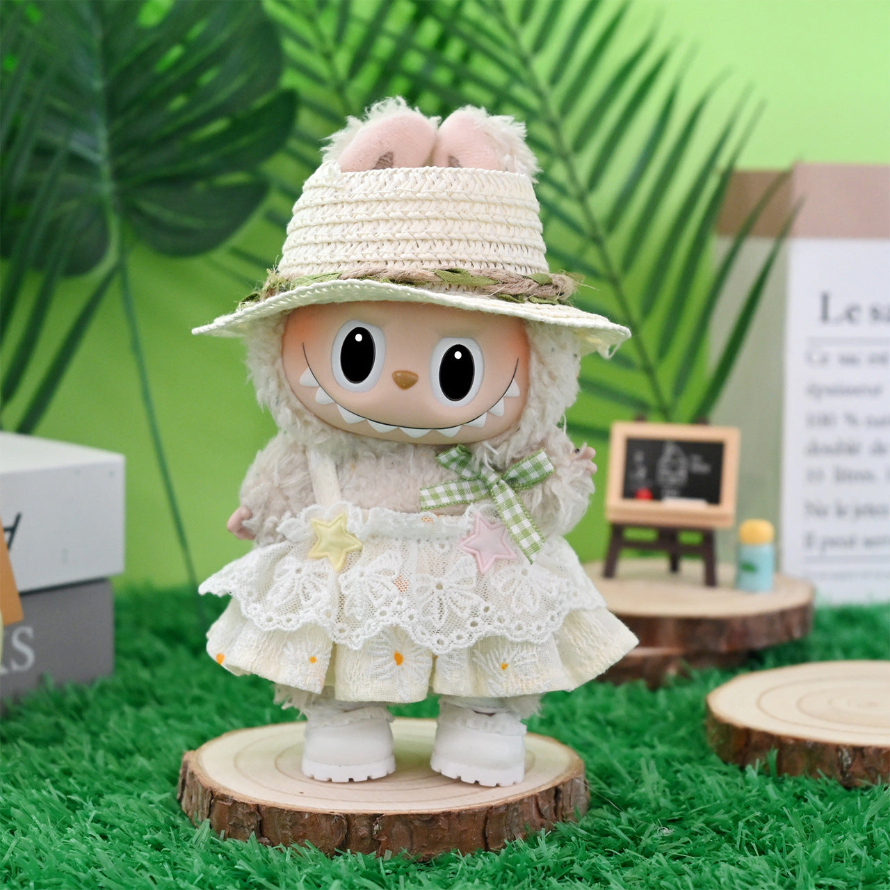 Labubu Doll Clothes Set for 17cm Pendant Doll - Outfits & Accessories