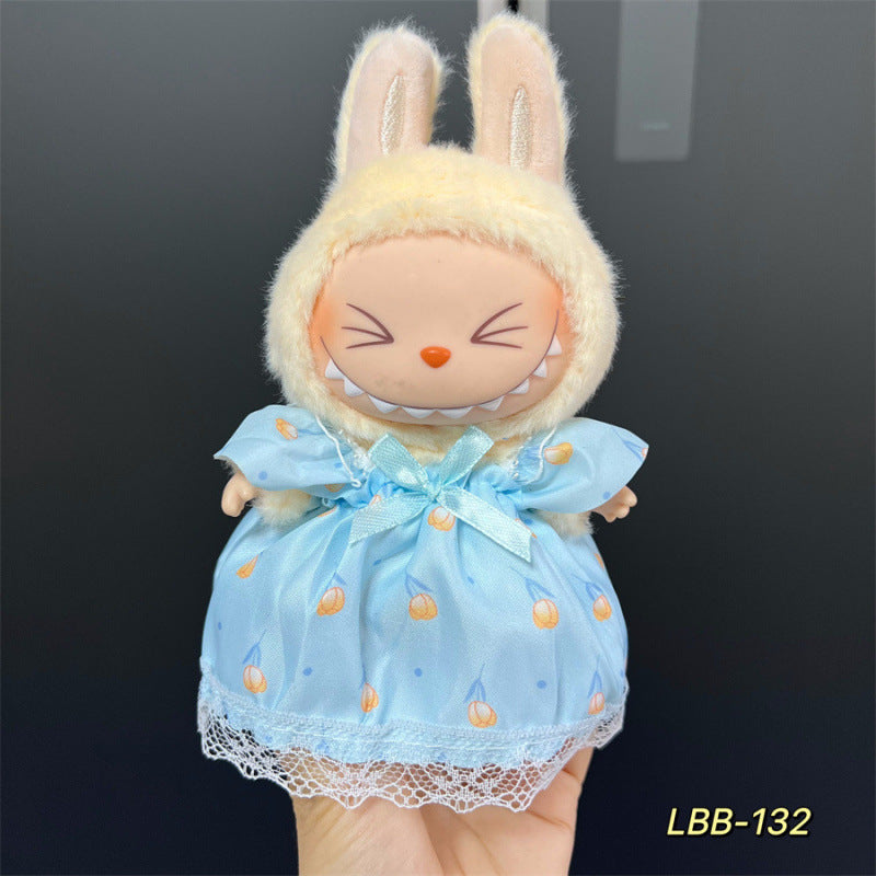 Labubu Doll Clothes Set for 17cm Vinyl Dolls