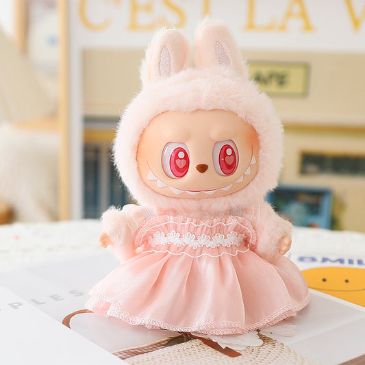 First and Second Generation Labubu Baby Clothes, Vinyl Blind Box Pendants, Replacement Clothes, Party Hats, Wedding Dresses, Replacement Shoes