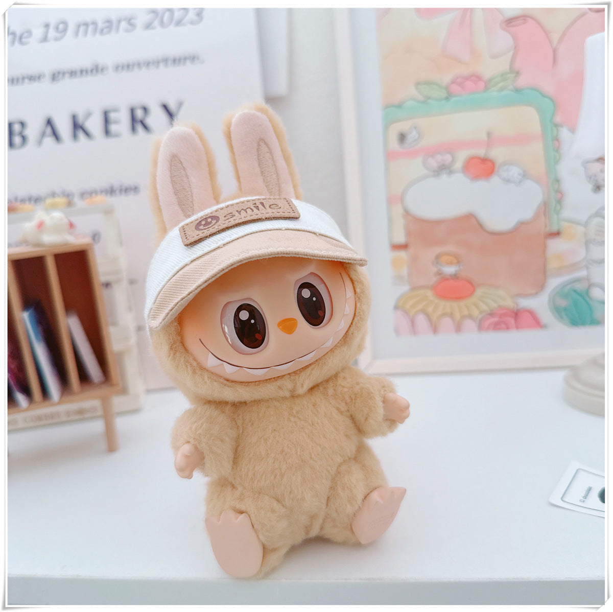 Labubu Doll Outfit - College Cool Shadow Uniform Set for 10cm & 17cm Dolls