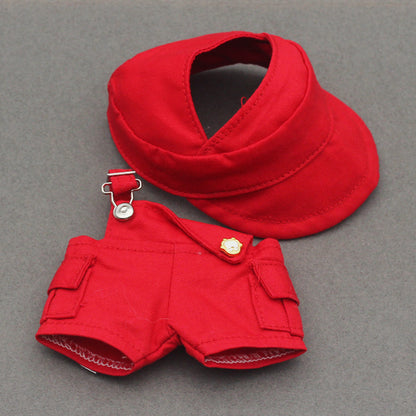 Labubu Doll Outfit - 17CM Baseball Cap & Pants Set in Multiple Colors