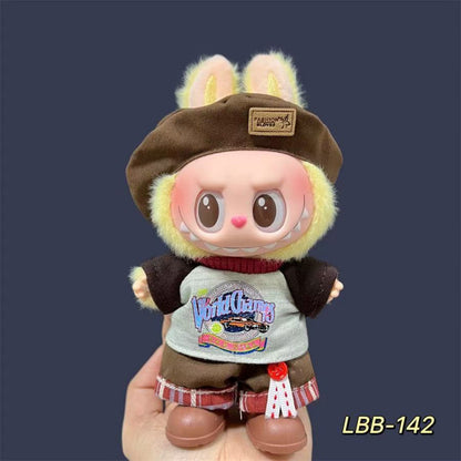 Labubu Doll Outfit Set for 17cm Vinyl Dolls