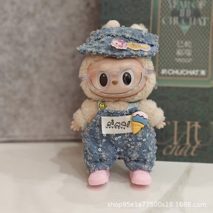 Labubu Doll Outfit Set for 17cm Vinyl Figure - Party Style